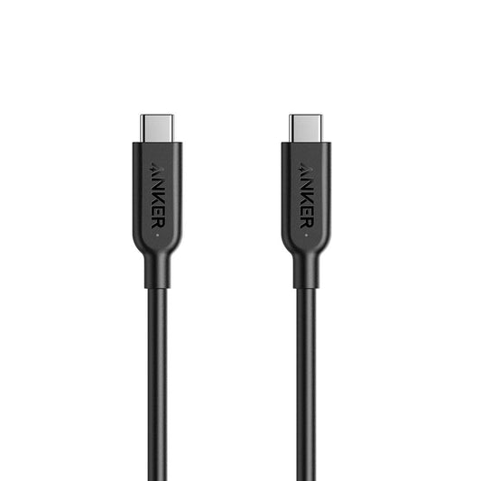 Anker USB-C to USB-C 3.1 Gen 2 Cable (3ft) with Power Delivery, for iPhone 15Pro/15ProMax/15/15Plus Apple MacBook, Huawei Matebook, iPad Pro 2020, Chromebook and More Type-C Devices/Laptops