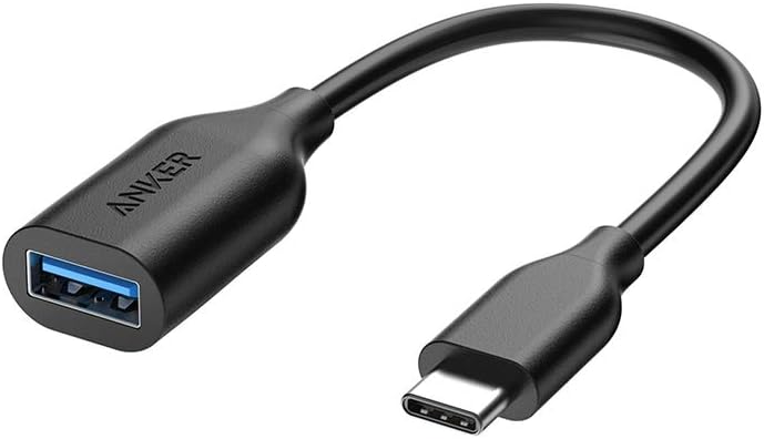 Anker USB-C to USB 3.1 Adapter, USB-C Male to USB-A Female, Uses USB OTG Technology, Compatible with Samsung Galaxy Note 8, S8 S8+ S9, iPad Pro 2018, Nexus 6P 5X, LG V20 G5 and More