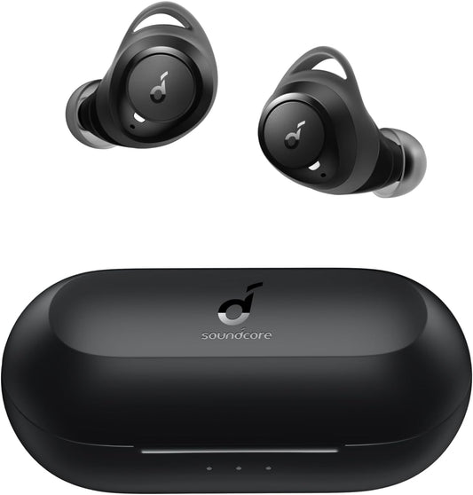 Soundcore by Anker Life A1 True Wireless Earbuds, Powerful Customized Sound, 40H Playtime, Wireless Charging, USB-C Fast Charge, IPX7 Waterproof, Button Control, Bluetooth Earbuds, Commute, Sports