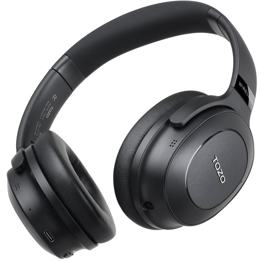 Hybrid Active Noise Cancelling Headphones, Wireless Over Ear Bluetooth