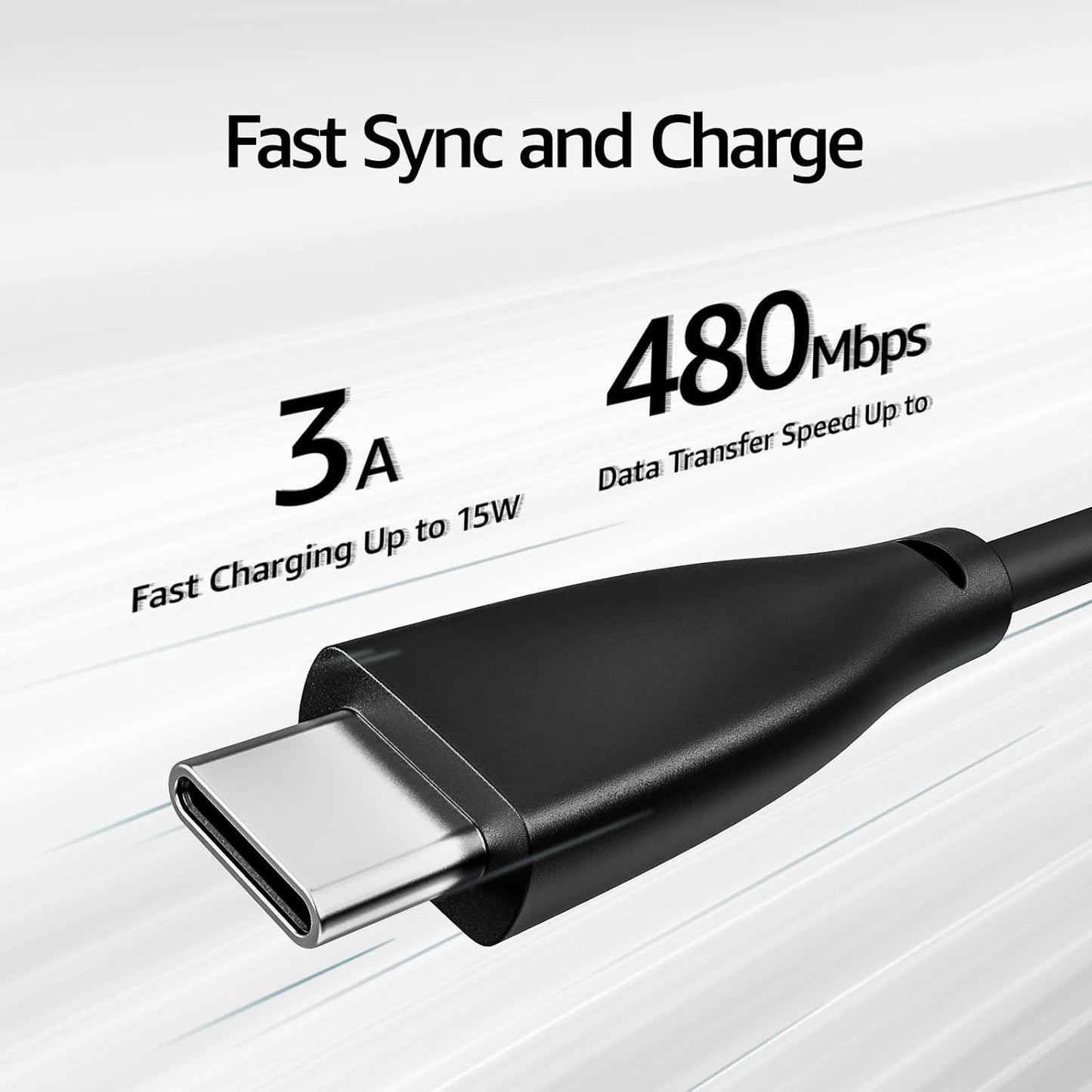 USB-C to USB-A Charging Cable