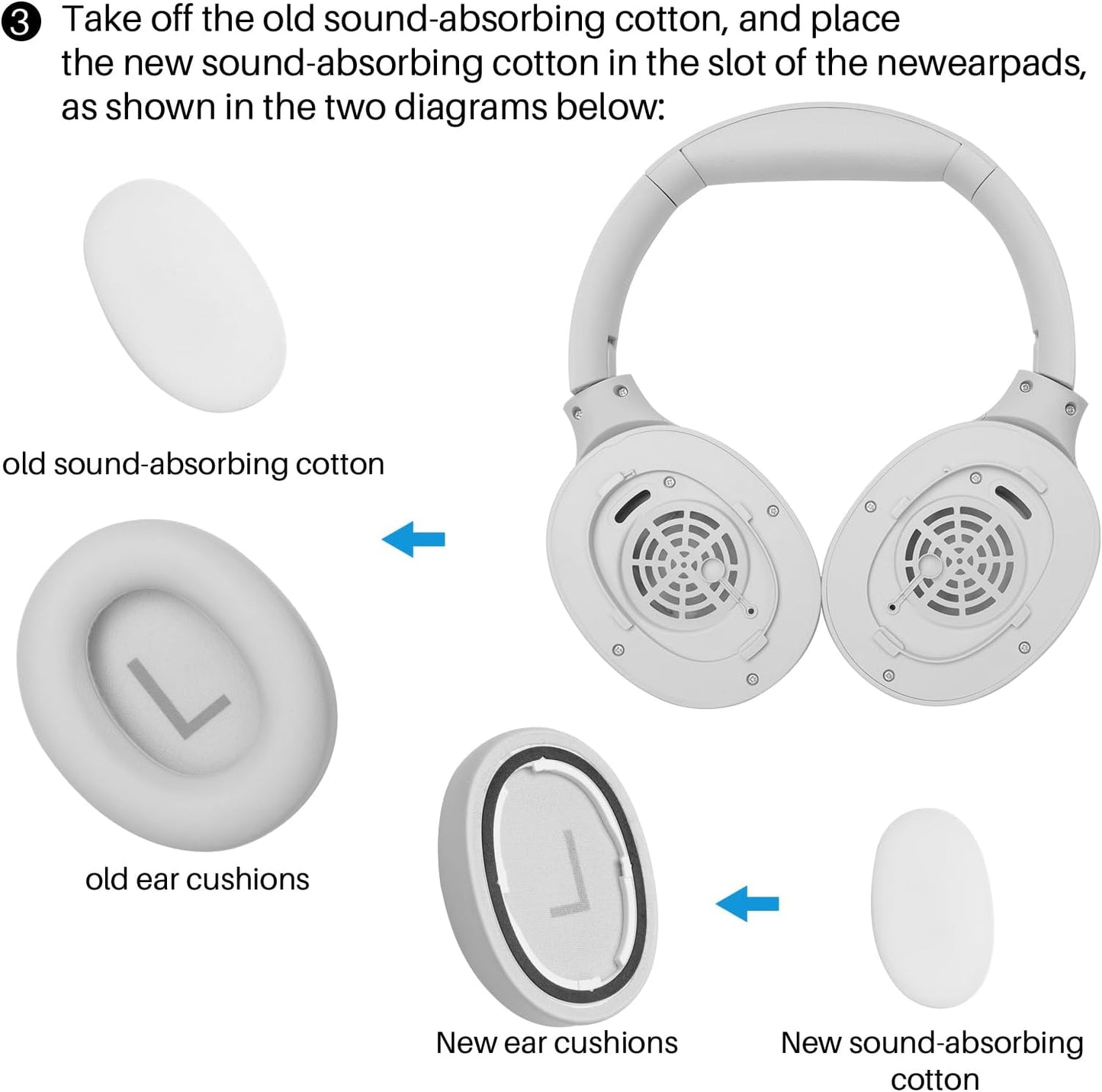 HT2 Replacement Earpads Cushion