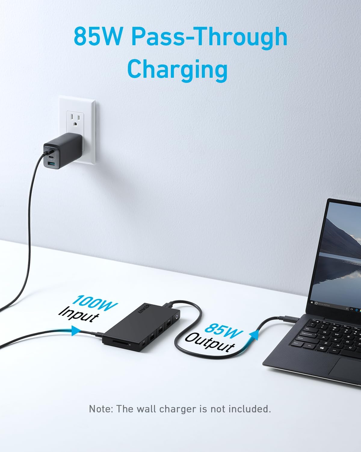 Anker 10-in-1 USB C Hub with 100W Power Delivery, Dual 4K HDMI, 4 USB-A/USB-C Ports, Ethernet, SD Card Slot for Laptops