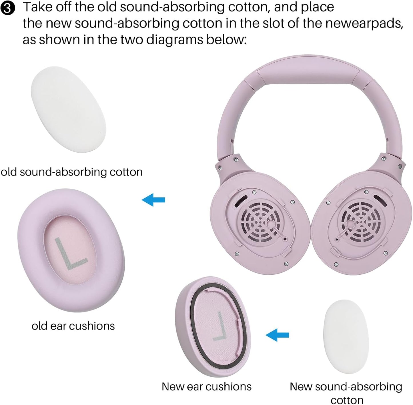 HT2 Replacement Earpads Cushion