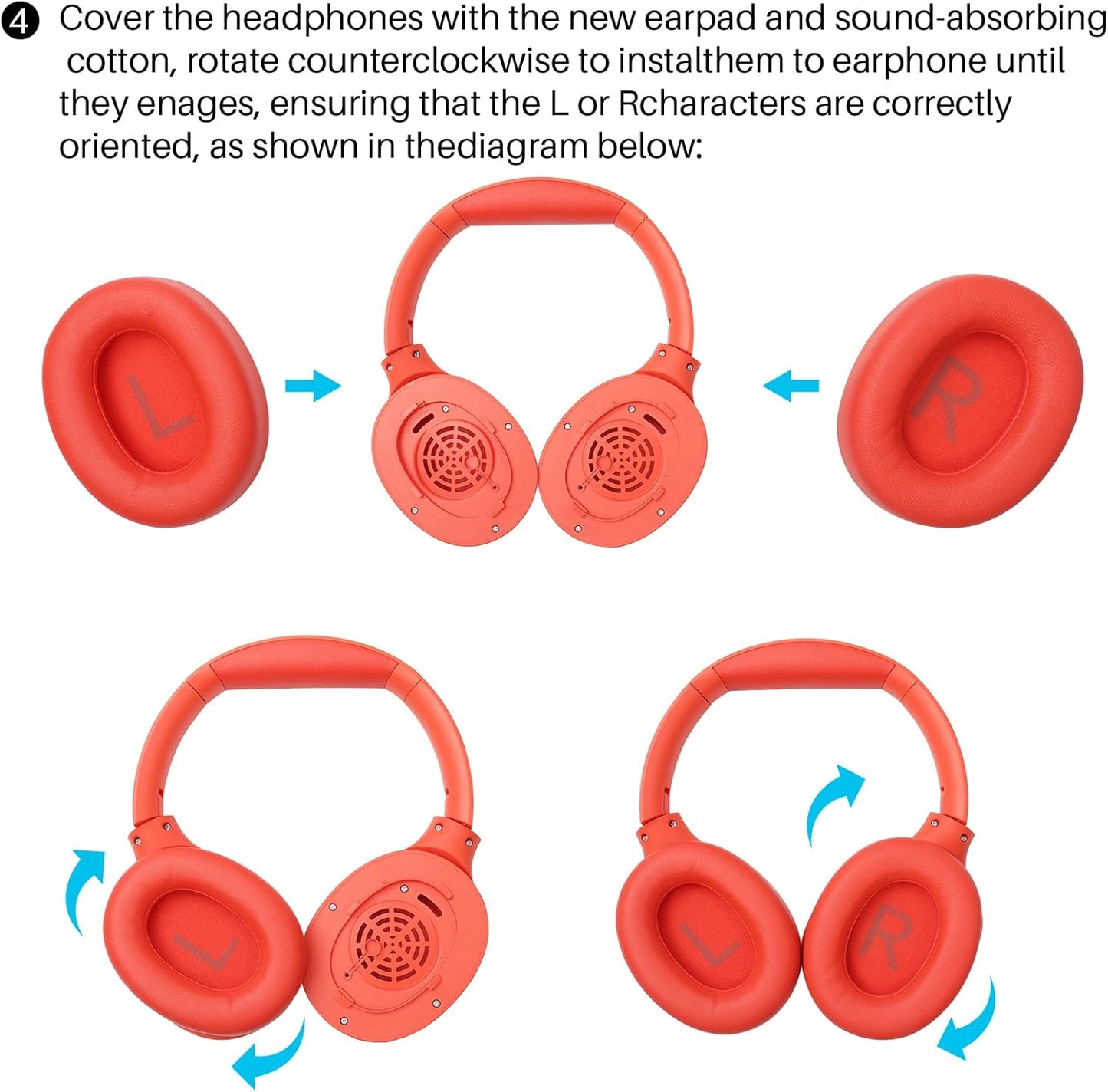 HT2 Replacement Earpads Cushion