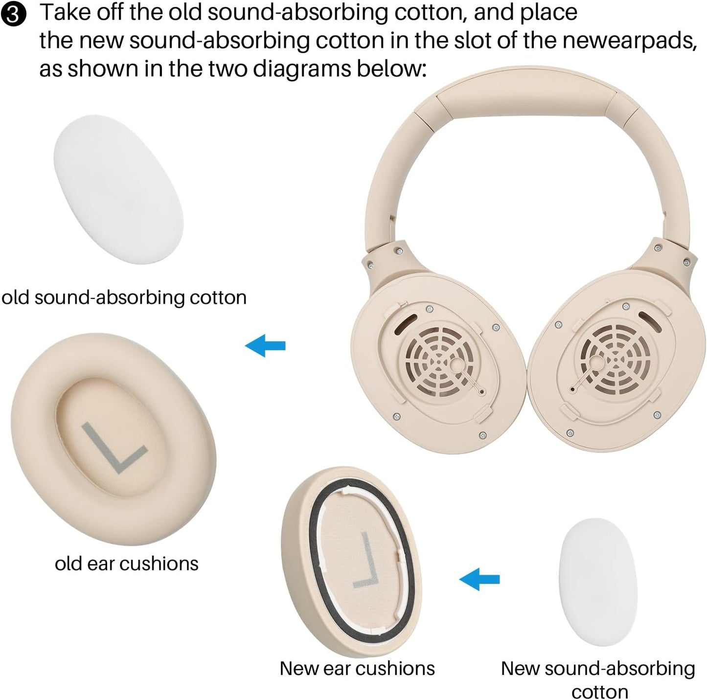 HT2 Replacement Earpads Cushion