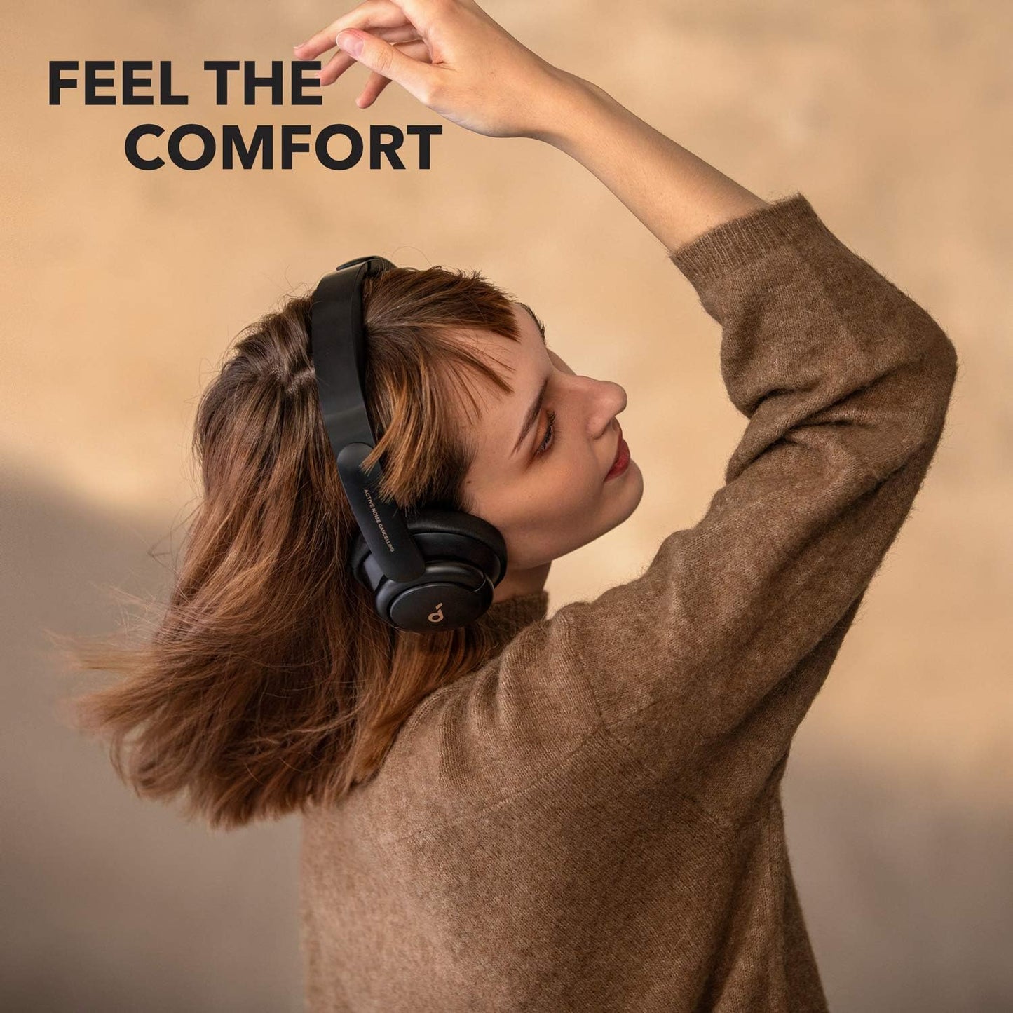 soundcore Life Q30 by Anker, Hybrid Active Noise Cancelling Headphones with Multiple Modes, Hi-Res Sound, Custom EQ via App, 50H Playtime, Comfortable Fit, Bluetooth, Multipoint Connection