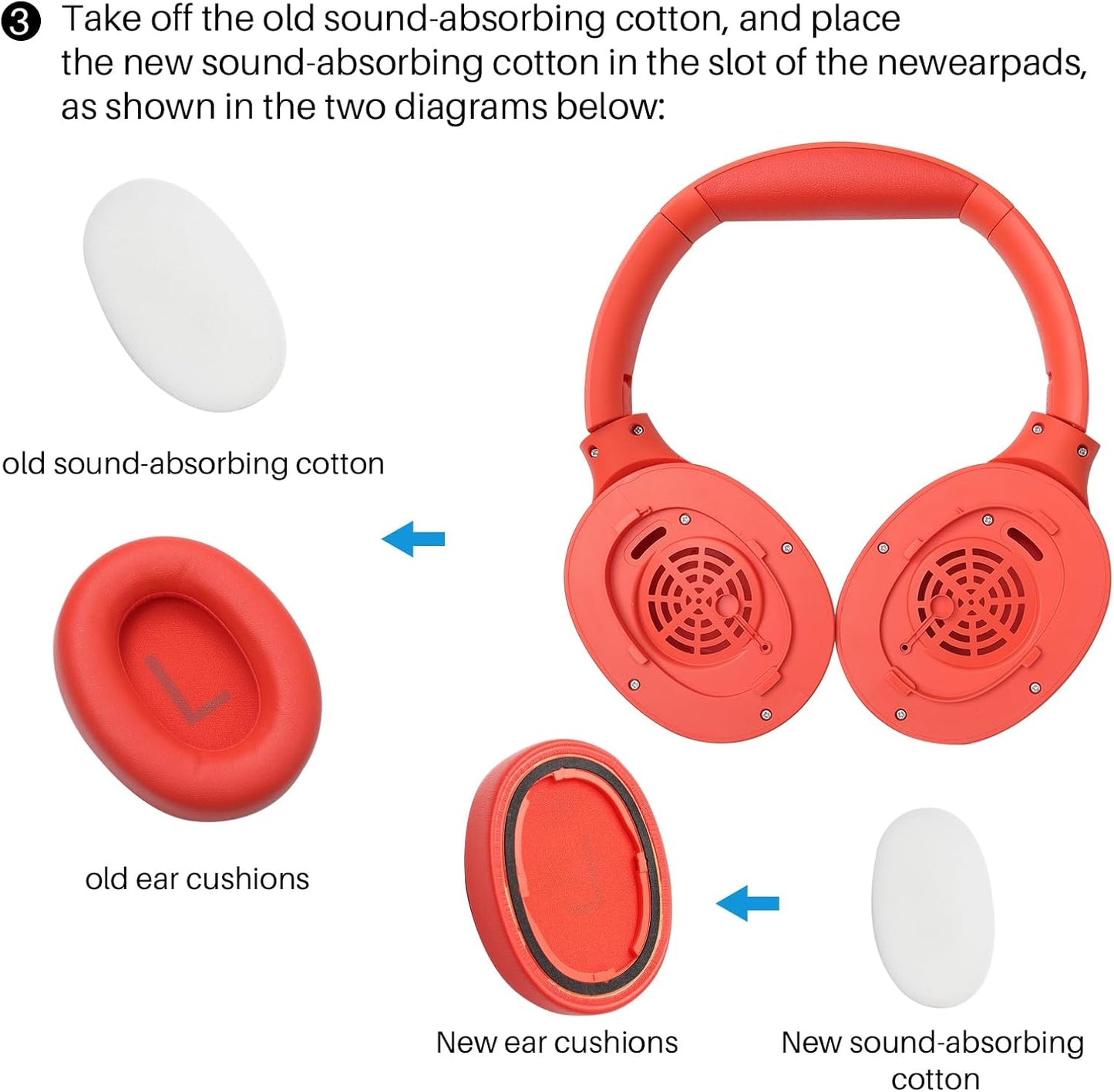 HT2 Replacement Earpads Cushion