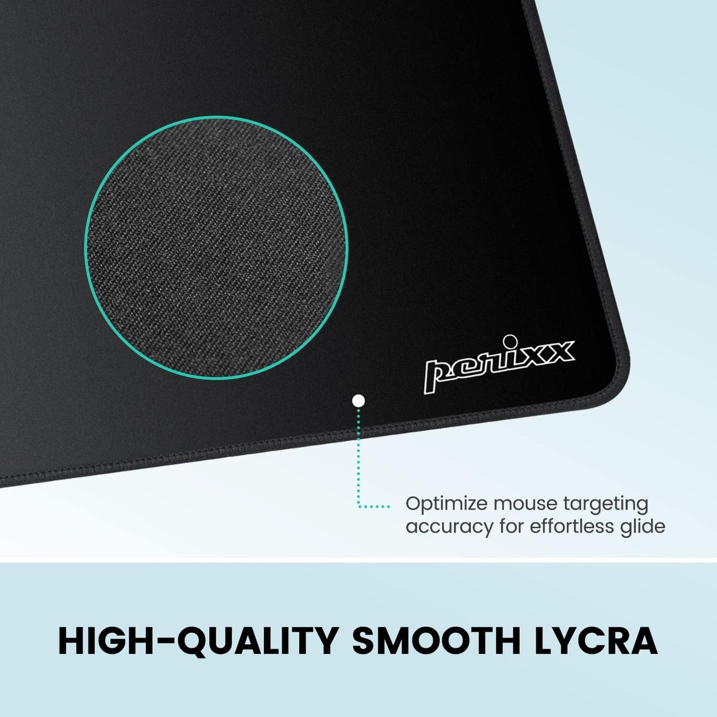 Waterproof Gaming Mouse Pad with Stitched Edge