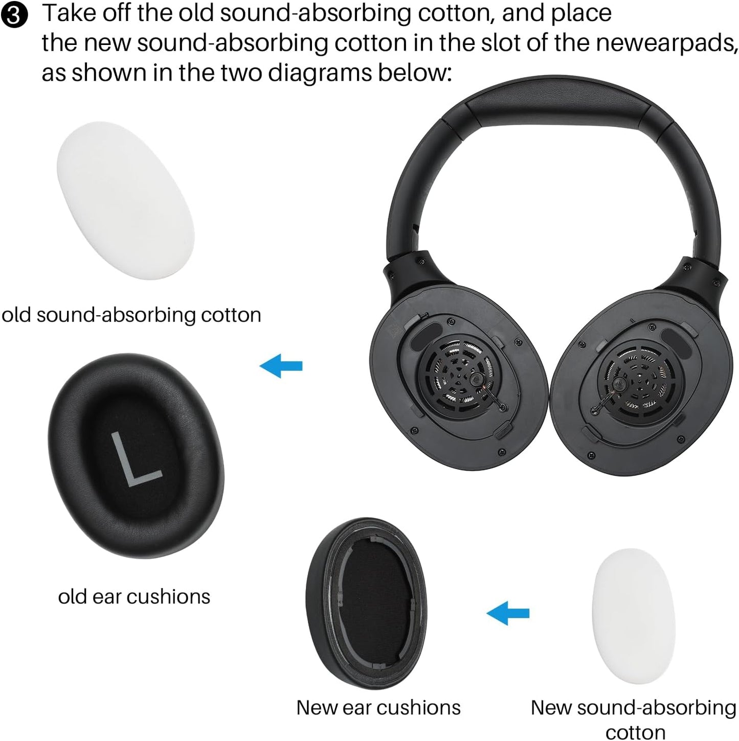 HT2 Replacement Earpads Cushion