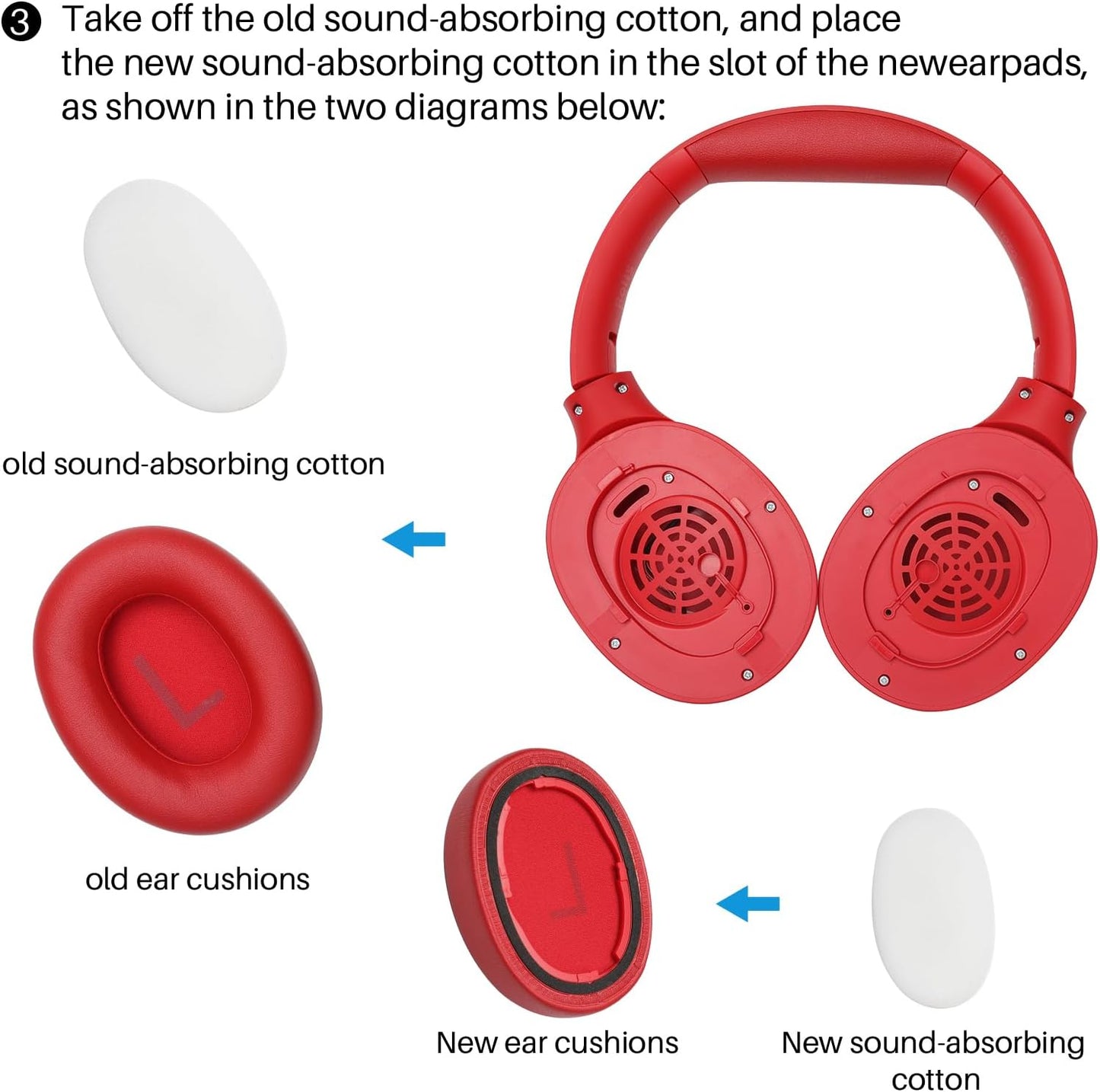 HT2 Replacement Earpads Cushion