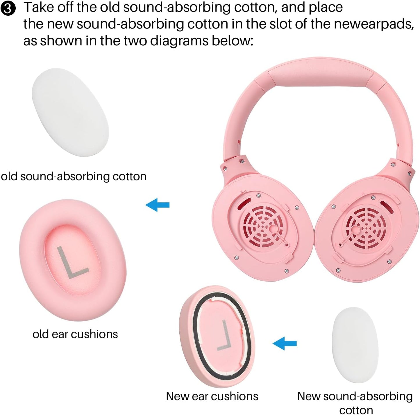 HT2 Replacement Earpads Cushion