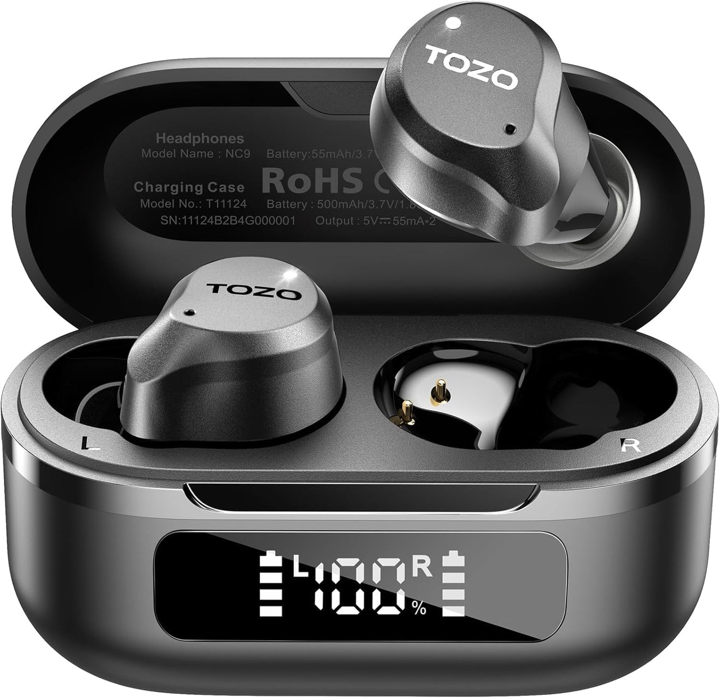 Hybrid Active Noise Cancelling Wireless Earbuds