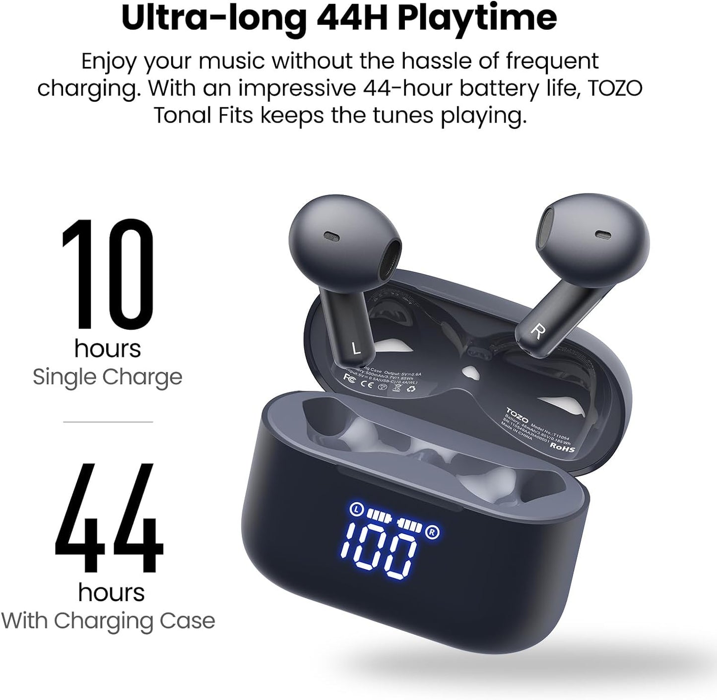 T21 Wireless Earbuds Bluetooth 5.3 Dual Mic