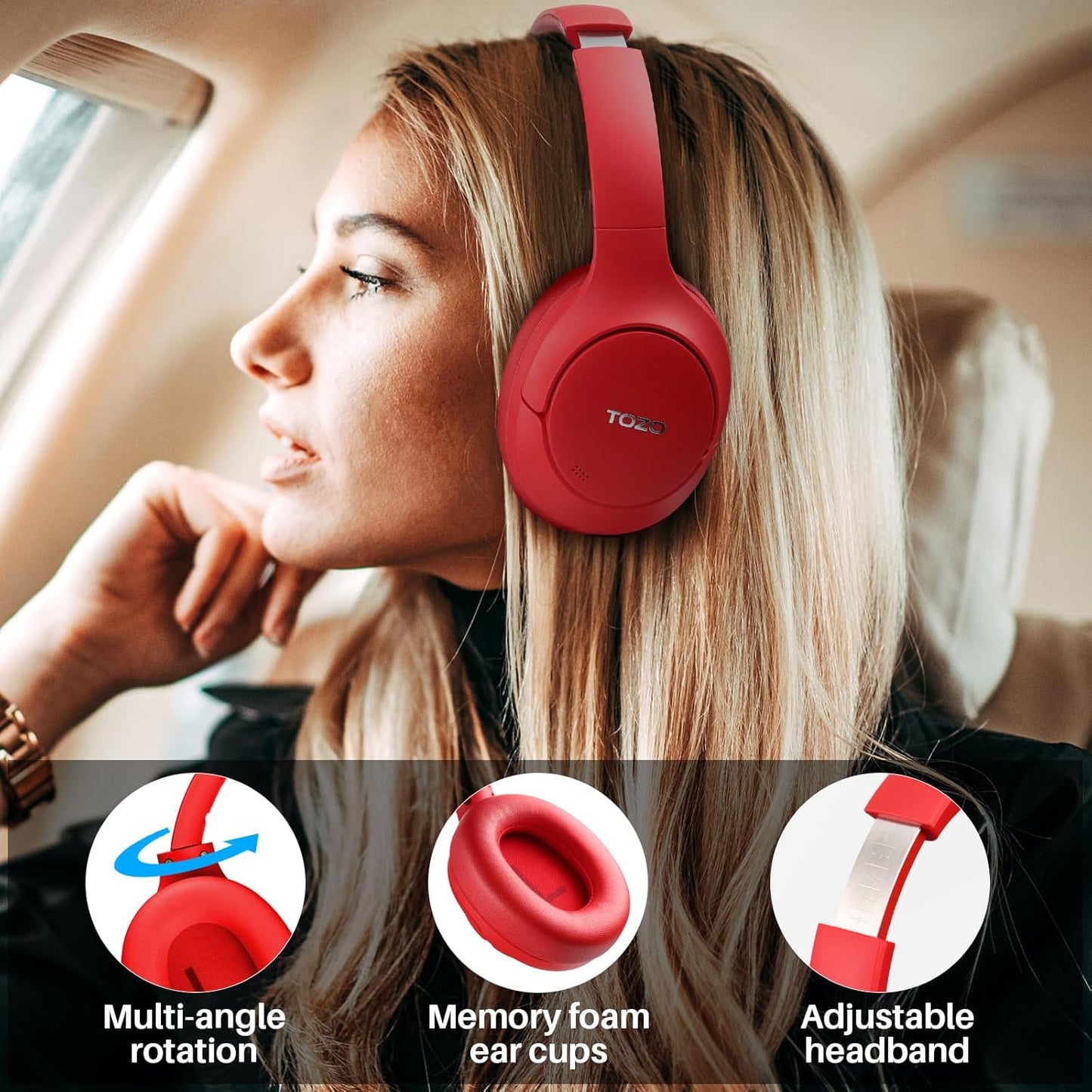 HT2 Hybrid Active Noise Cancelling Headphones