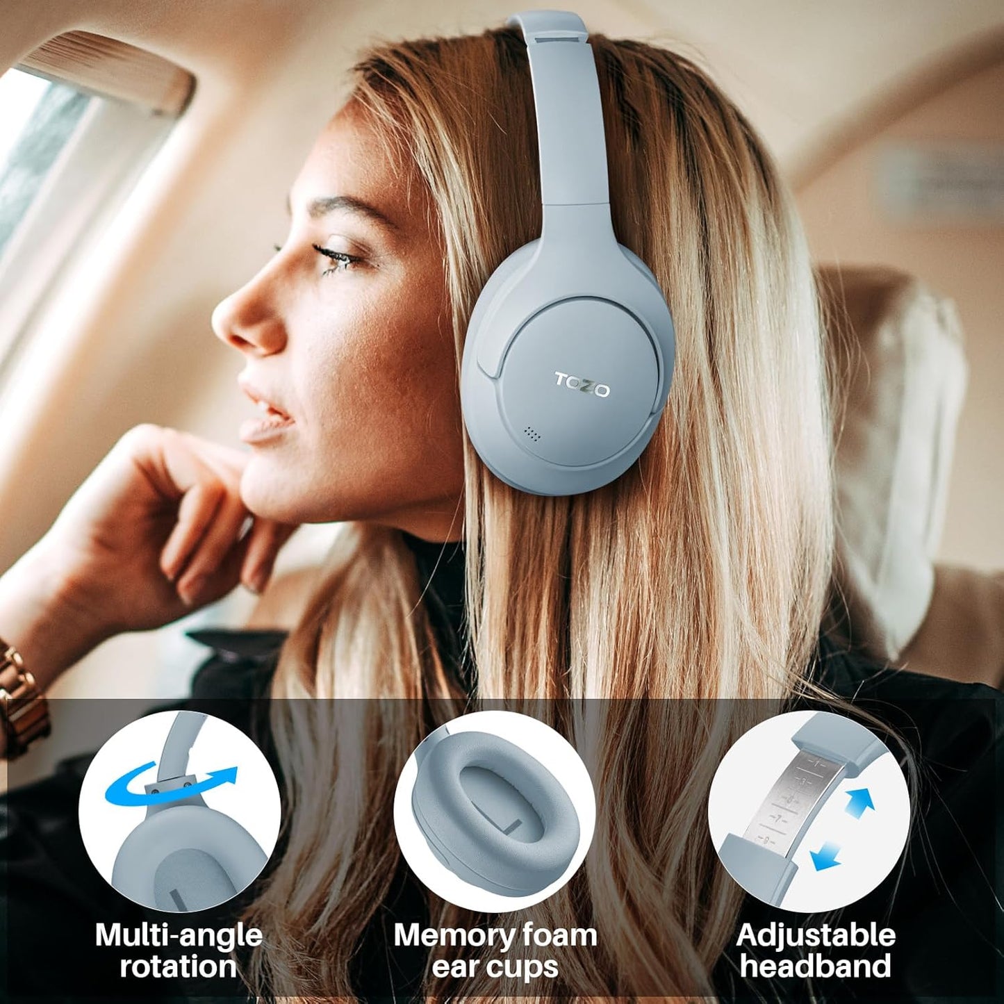 HT2 Hybrid Active Noise Cancelling Headphones