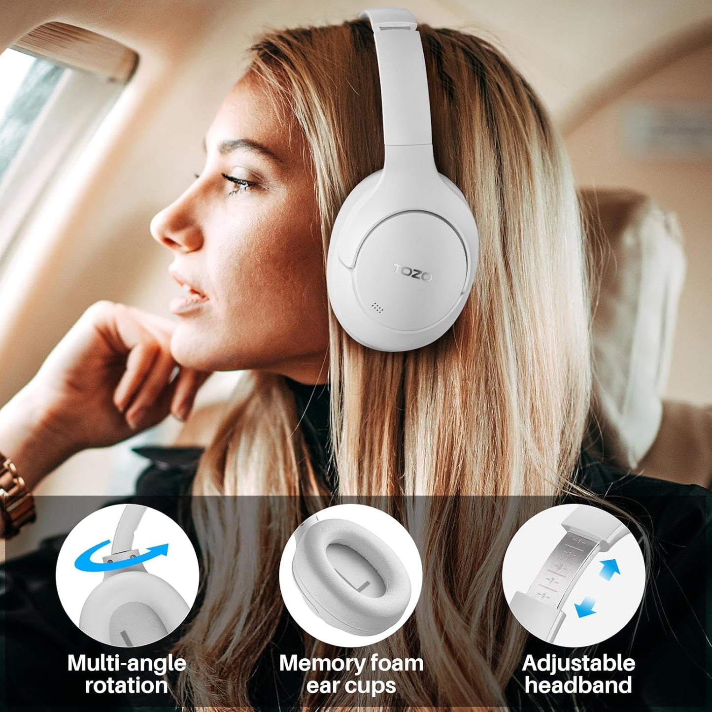 HT2 Hybrid Active Noise Cancelling Headphones